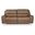 Spear Hill 2-Piece Reclining Loveseat In Caramel