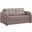 Speedy Upholstered Convertible Loveseat with Storage In Beige SPY-CBE-LS