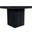 Spencer Oak Veneer Coffee Table In Black