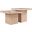 Spencer Oak Veneer 2 Piece Coffee Table In Natural and Natural