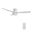 Spezia 48 Inch 3-Blade Smart Ceiling Fan with LED Light and Remote In White