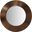 Sphere Iron Mirror In Brown