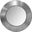 Sphere Iron Mirror In Silver