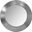 Sphere Iron Mirror In Silver