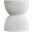 Spire Series Modern Side End Table In White