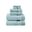 Splendor 1000Gsm Cotton 6 Piece Towel Set In Blue