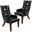 Spruce Modern Wooden Dining Chair In Charcoal Grey