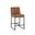 Spyros Counter Stool In Tobacco Tan