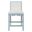 Square Back Counter Stool In Blue
