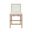 Square Back Counter Stool In Brown