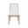 Square Back Dining Chair In Brown