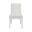 Square Back Dining Chair In White