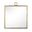 Square Mirror In Gold