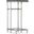 Commerce and Market St. Armand Chairside Table In Black