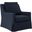 Stan Swivel Chair In Navy