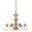 Standford 7L Chandelier In Antique Brass