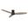 Stanley 60 Inch 3-Blade Ceiling Fan with Remote In Walnut and Black