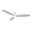 Stanley 60 Inch 3-Blade Ceiling Fan with Remote In White and Lightwood
