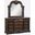 Stanley Dresser Mirror In Coffee Brown