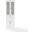 Stanton Glass Door Kitchen Storage Pantry Cabinet In White