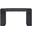 Stanton Oak Veneer and Solid Wood Console Table In Black