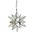 Star Antique Mirror Large Chandelier