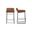 Starlet Counterstool Cappuccino Set of 2