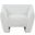 Stefanie Modern Accent Chair In White