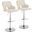 Stella Adjustable Barstool Set of 2 In Natural and Cream