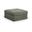Stellar Chenille Fabric Upholstered Modular Ottoman In Green