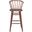 Stenger Barstool Set of 2 In Walnut