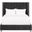 Stitch and Hand Chandler Queen Bed In Dark Dove and Natural Gray