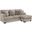 Stonemeade Sofa Chaise In Taupe