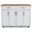 Storage Plus Off White Kitchen Cart 4410-95