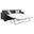 Storey Upholstered Sleeper Sectional Chaise Sofa In Dark Grey