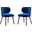 Strine Dining Chair in Royal Blue (Set of 2)