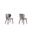 Strine Dining Chair Set of 2 In Dark Taupe