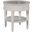 Structures Round End Table In White