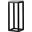Stud Display Gunmetal 31 Inch End Table