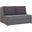 Studio Upholstered Convertible Loveseat with Storage In Gray
