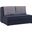 Studio Upholstered Convertible Loveseat with Storage In Navy