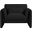 Stylus Boucle Fabric Chair In Black