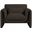 Stylus Boucle Fabric Chair In Brown