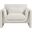 Stylus Boucle Fabric Chair In Cream