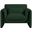 Stylus Boucle Fabric Chair In Green