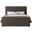 Stylus Boucle Fabric Full Bed In Brown