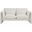 Stylus Boucle Fabric Loveseat In Cream