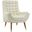 Suggest Ivory Button Tufted Performance Velvet Lounge Chair