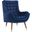 Suggest Navy Button Tufted Performance Velvet Lounge Chair