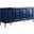 Sujay 65 Inch Modern Wood Sideboard With Gold Accents In Navy